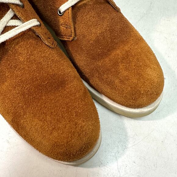 VGUC Rancourt & Co. x Helm Suede Roughout Boots Wedge Sole Made in Maine USA 8 D main image 10